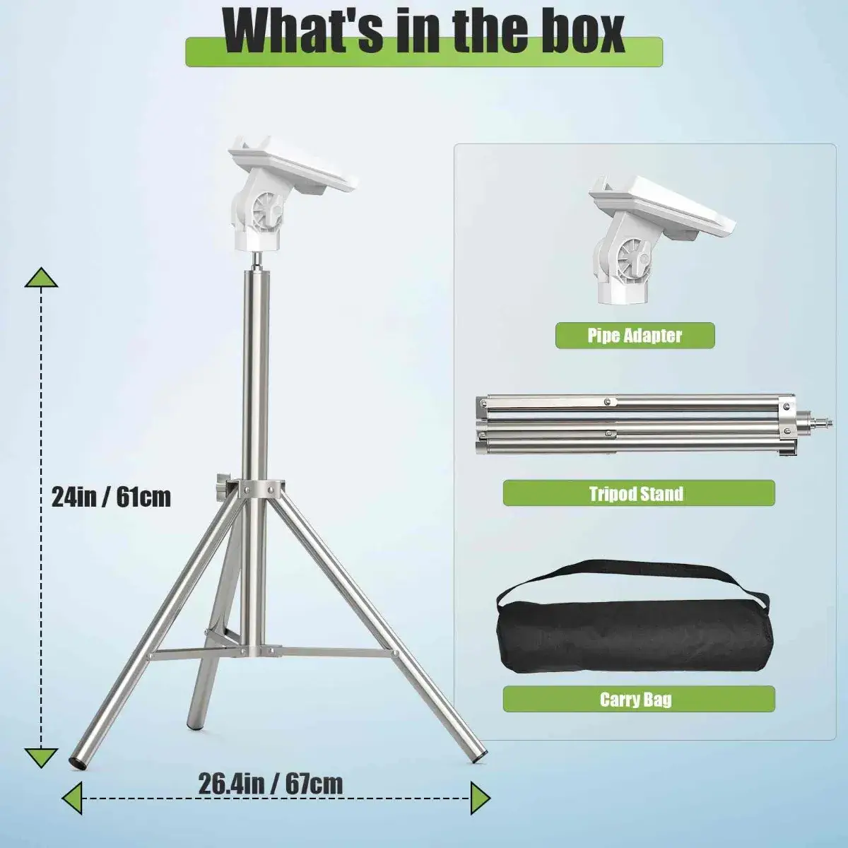 Tripod Installed with Starlink Mini Outdoor Scene